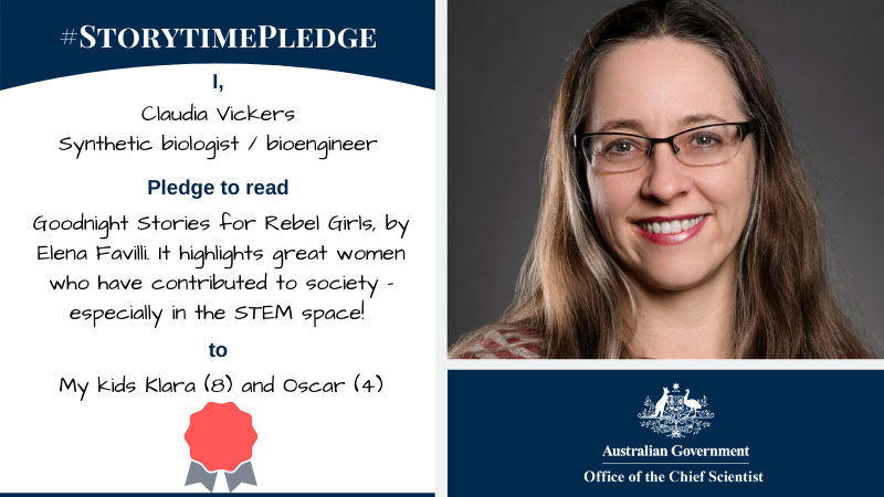 Claudia Vickers storytime pledge