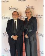 Professor Tony Haymet with Governor-General Sam Mostyn 