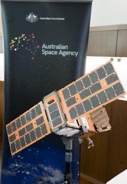 The Australian Space Agency display