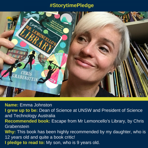 Emma Johnston Storytime Pledge