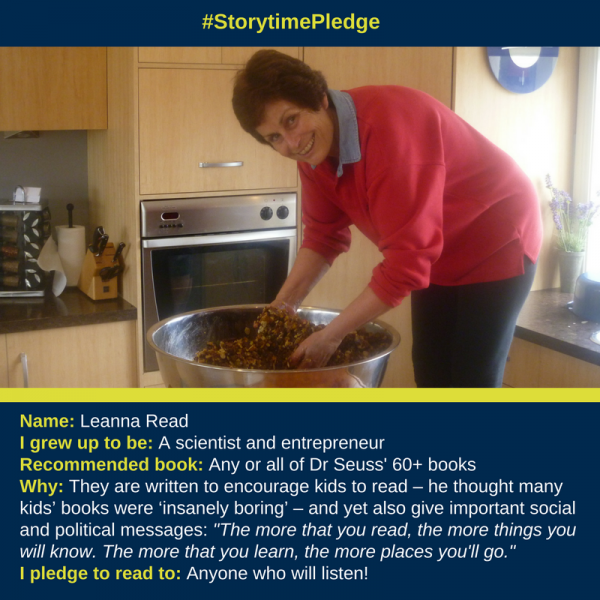 Leanna Read storytime pledge