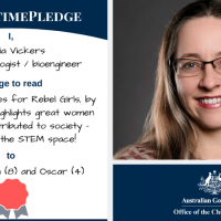 Claudia Vickers storytime pledge