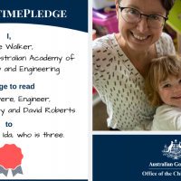 Kylie Walker storytime pledge